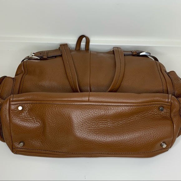 Prada Vitello Daino Buckle Side Pocket Leather Bag - Picture 10 of 16